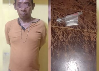Pria Paruh Baya Warga Trimulyo Ditangkap Polsek Tegineneng Karena Narkoba