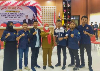 Nurul Azmi Hadiri Pengukuhan Pengurus Karang Taruna Bandar Lampung