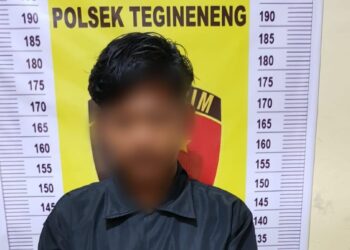 Pemuda Asal Sukoharjo Ditangkap Polsek Tegineneng